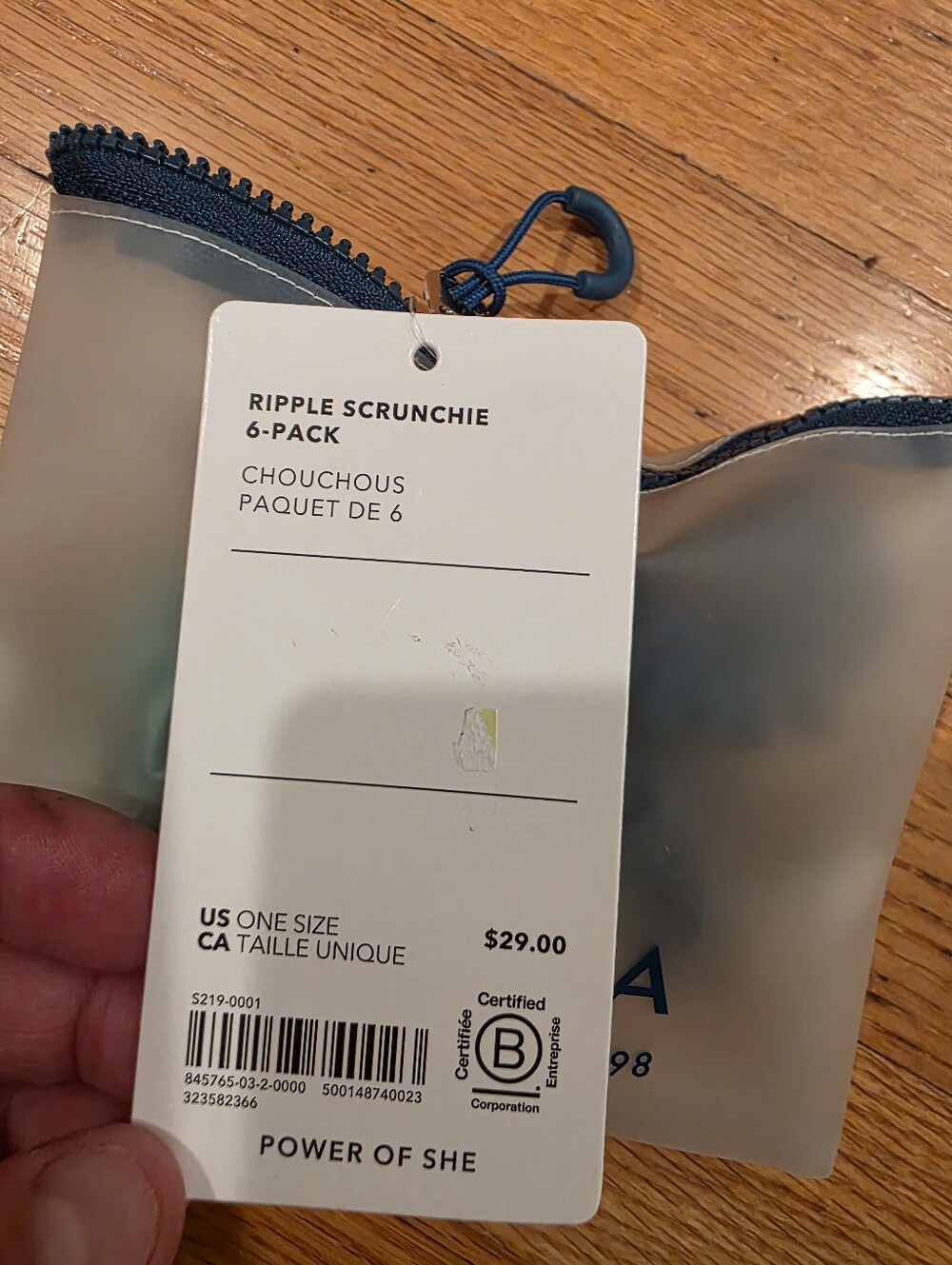 Athleta Ripple Scrunchie 6 Pack - Picture 2 of 3